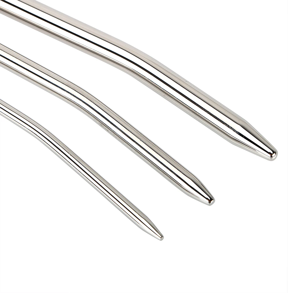 IKOKY Penis Plug Stainless Steel Male Chastity Device Urethral Dilators Catheters Sounds Masturbator Sex Toys for Men Sex Shop