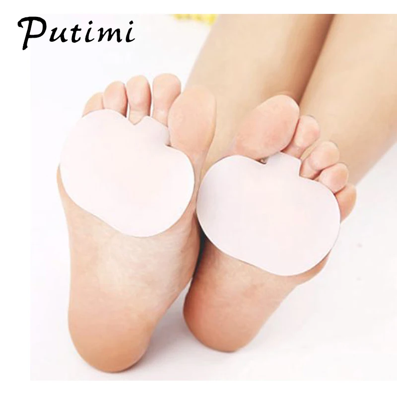

Putimi Pedicure Foot Care Forefoot Metatarsal Pad High Heel Cushion Pads Orthotics Toe Correction Half Yard Insole Pain Relief