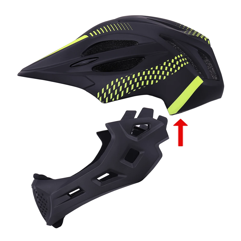 Fullface mtb велосипедный шлем для детей велосипедный шлем для бездорожья Полный лицевой безопасный горный велосипедный шлем с козырьком dh велосипедный шлем