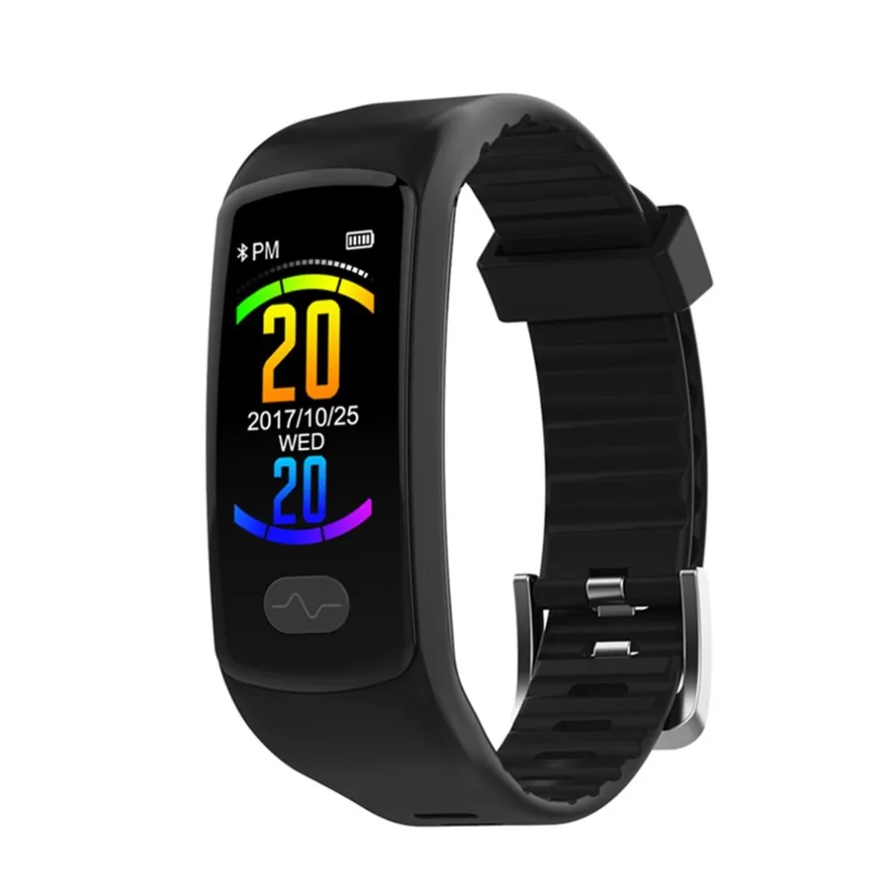 

Color Screen Smart Band Bracelet ECG Heart Rate Blood Pressure Exercise Step Wrist Band Sports Watch for Android iOS Wrist Band