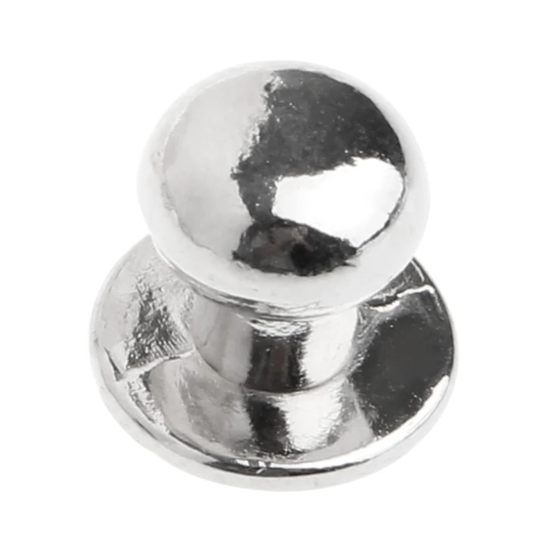 10 Pcs Jewelry Box Gift Case Metal Pull Handle Knobs Silver Tone 12mmx11mm Pull Knob #20/19W