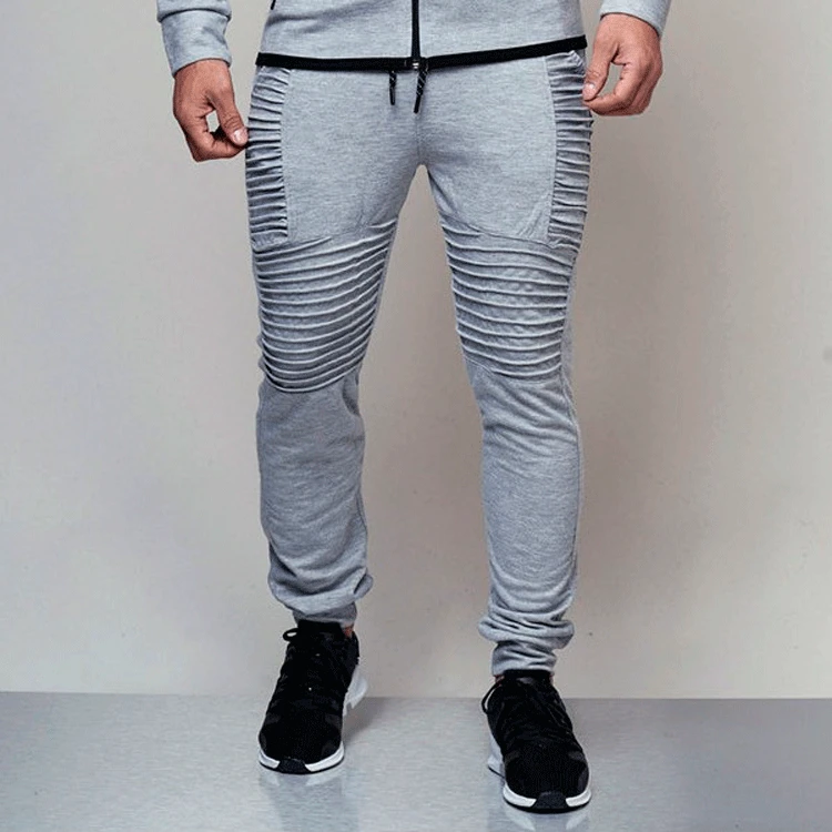 

Autumn Brand Men Pants Hip Hop Harem Joggers Pants 2019 Male Long Trousers Fashion Joggers Fold Pants Sweatpants Black Grey