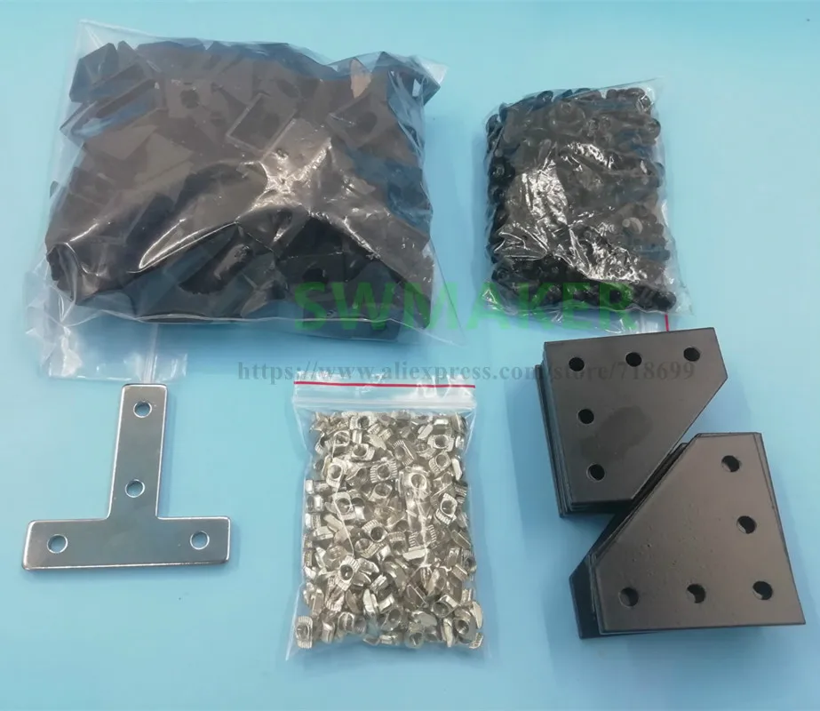 Skup Zestaw narzędzi śruby, nakrętki i wsporniki do BLV mgn Cube projekt części sprzętu do DIY CR10 Anet E12 części drukarki 3D