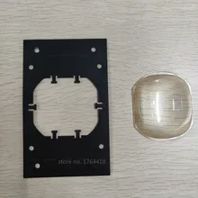 DIY LED projector square condenser lens with stand dedicated condenser lens square power LED lamp 62mm*52mm