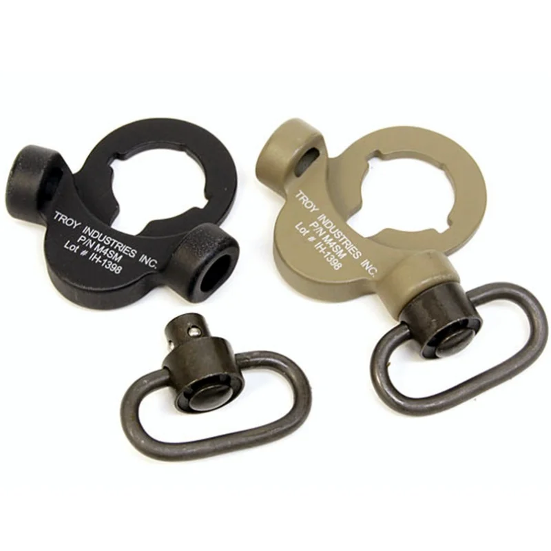 

Abay Airsoft AEG M4 M16 Battle Sling Mount Dual Side End Plate Sling Swivel Gun Accessories QD Sling Mount Adapter