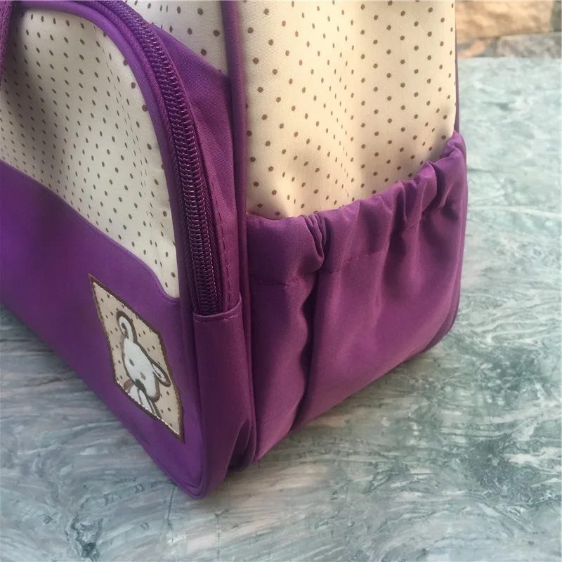 Multifunctional Diaper Bag Fashion Mummy Maternity Nappy Bag Large Capacity Travel Mother Backpack Waterproof For Baby Care 5Pcs (21)