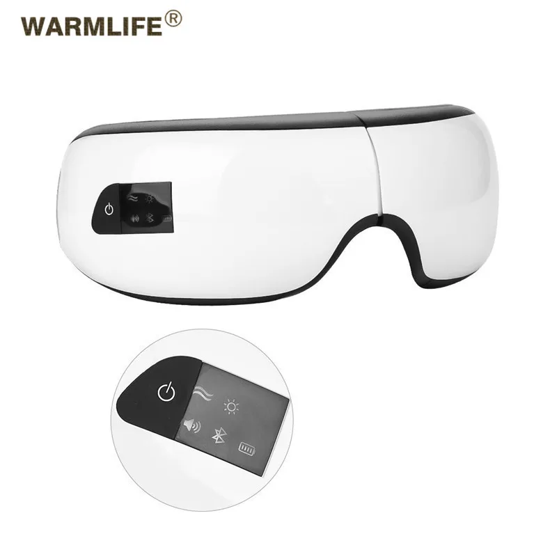 

Foldable Electric Eye Massager Heat Compression Wireless Bluetooth Music Eyes Care Mask