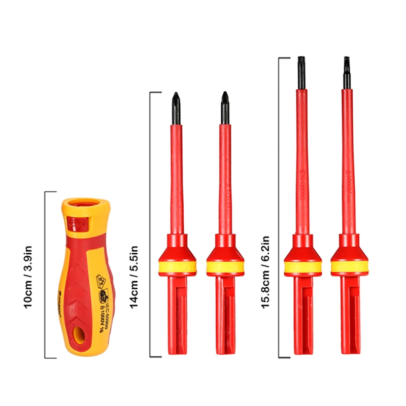 HHO-8 в 1 многоцелевой Электрический изолированный Электрический шуруповерт ремонтный набор ручных инструментов 380 В