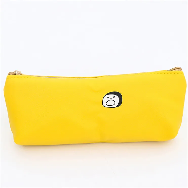 Простой Изысканный Пенал школьный пенал для карандашей новые Канцтовары мешок, мешок для вещей - Цвет: Цвет: желтый