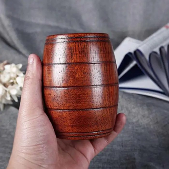 Скандинавская деревянная пивная чашка-бочонок, креативная классическая деревянная пивная чашка, вечерние, карнавальные мини-барные бутылки