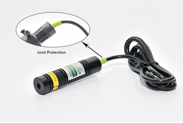 30 мВт 515 нм Фокусируемый Зеленый линейный лазерный модуль генератор машина инструмент отметка положение выравнивание с