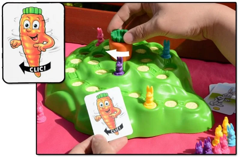 Детская игра-головоломка с кроликом для соревнований по пересеченной местности, развивающая доска для родителей, семейные вечерние игры