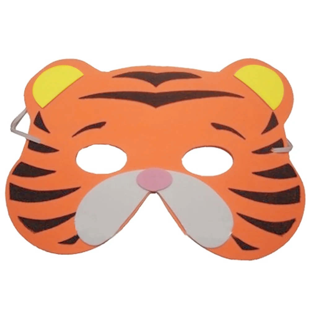 12pcs EVA Foam Cute Animal Mask For Kids Birthday Party Favors Dress Up Costume