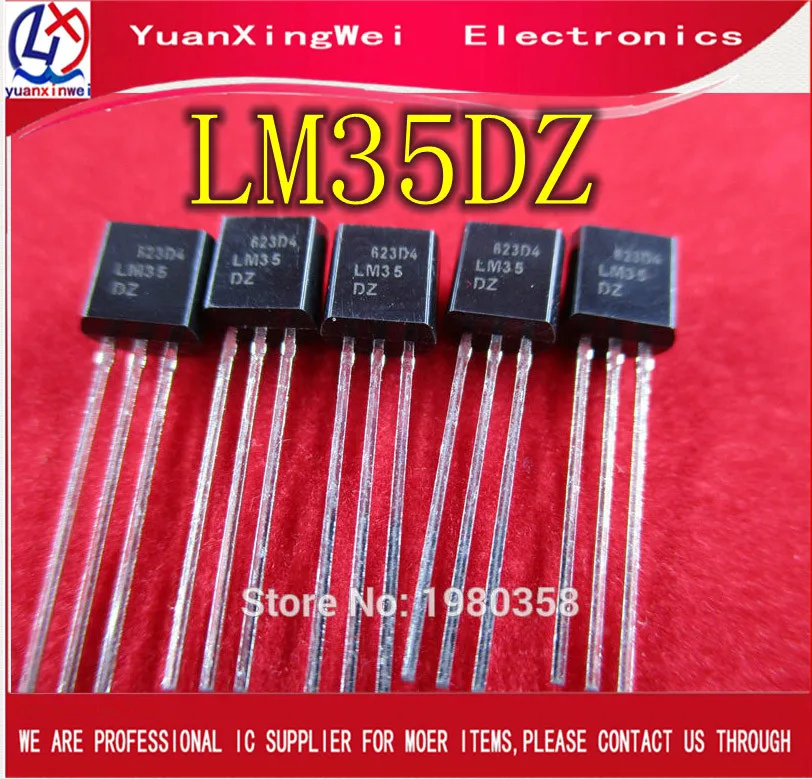 Бесплатная доставка 1 шт./лот LM35D LM35 LM35DZ LM35DZ/NOPB TO-92 датчики IC | Электроника