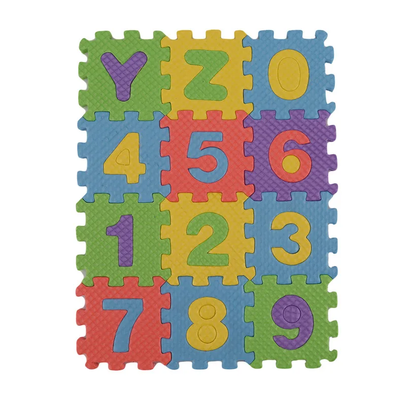 Смарт 36 шт. EVA пазл детские игрушки пена Алфавит цифры игровой коврик пол дети ковер для детей буквы безопасность животных дети
