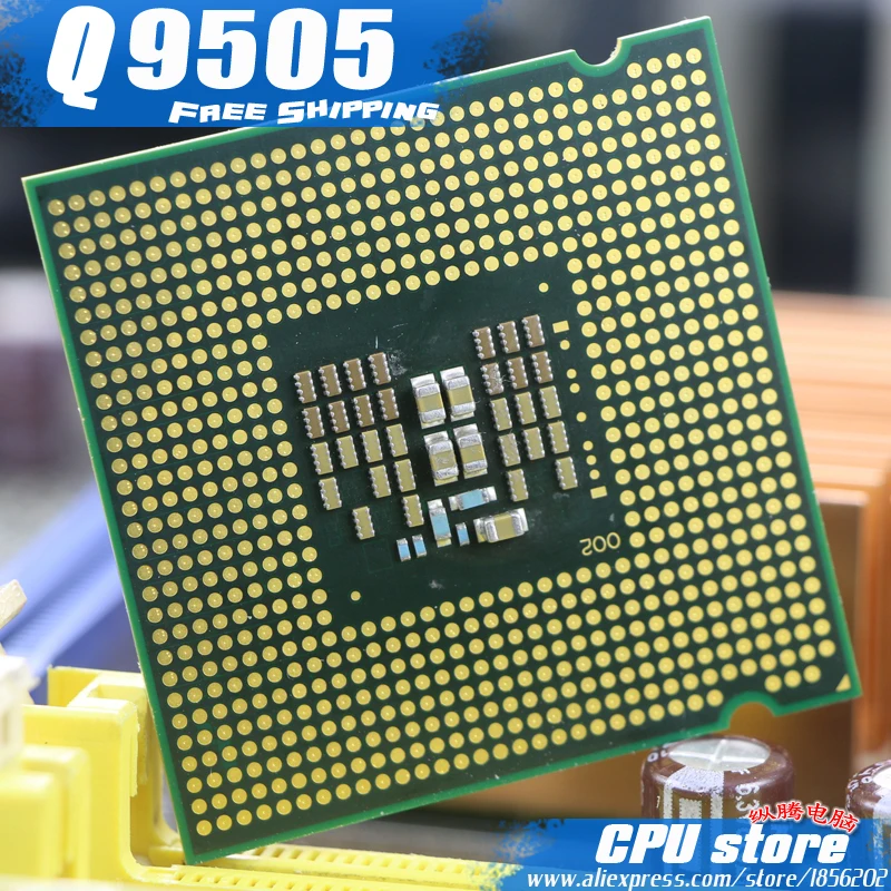 Intel Core 2 Quad Q9505 cpu Процессор(2,83 ГГц/6 м/1333 ГГц) Socket 775 настольный процессор(Рабочая), Q9500