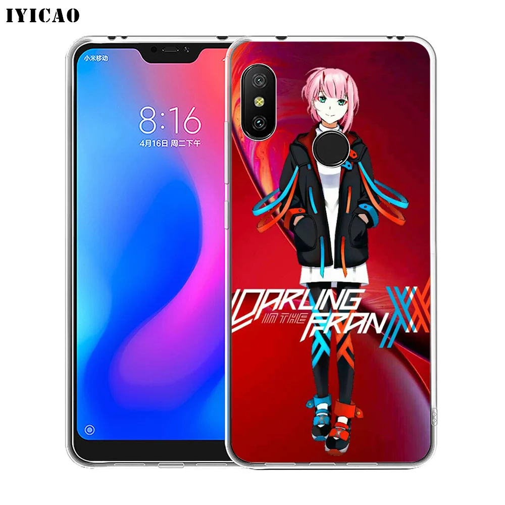 Мягкий силиконовый чехол для телефона IYICAO DARLING in the FRANXX Xiaomi Redmi 4A 5A 6A Note 7 6 5 Pro Plus 4X