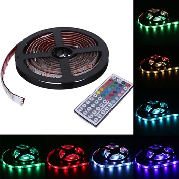 

4pcs 5050 DC 5V RGB LED Strip Waterproof 60LED/M USB LED Light Strips Flexible 50cm led Tape add Remote For TV Background