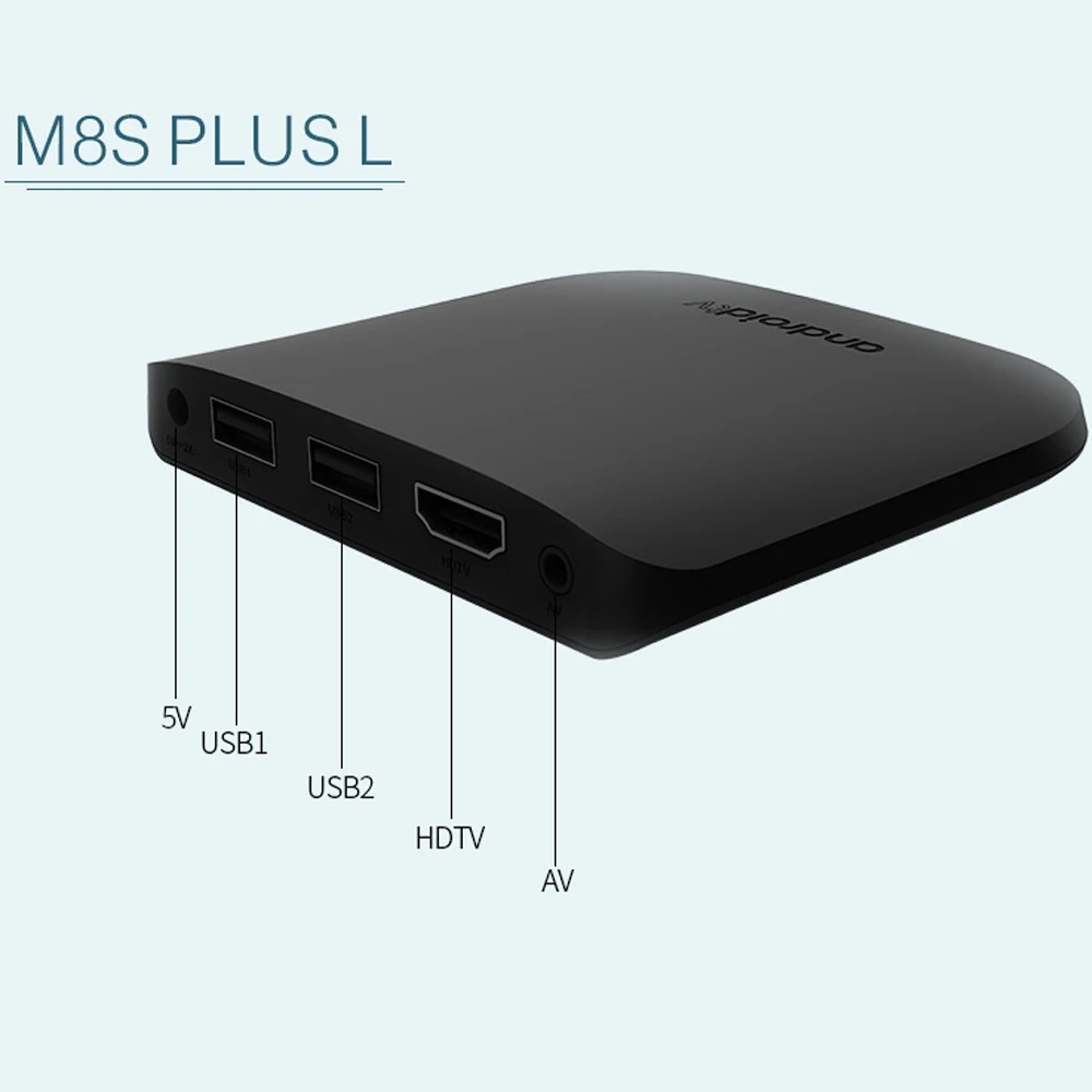 Умная ТВ приставка MECOOL M8S PLUS L Android 7 1 Восьмиядерный процессор S912 2 ГБ/16 ГБ UHD 4K Wi Fi