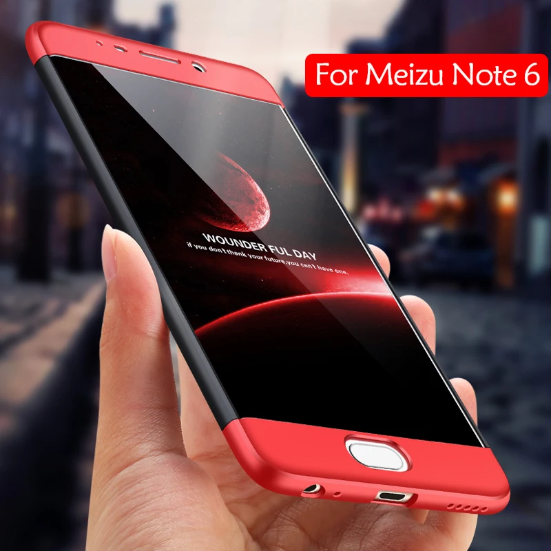 ASTUBIA Original Full Protector Case For Meizu M6 Note 6 Cover Red Fashion Hard Plastic Phone Cases |
