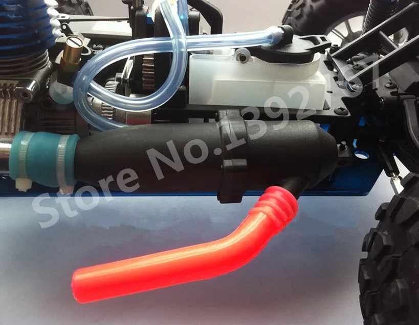 Exhaust Extension Tube Silicone Tube For HSP 1/8 Scale