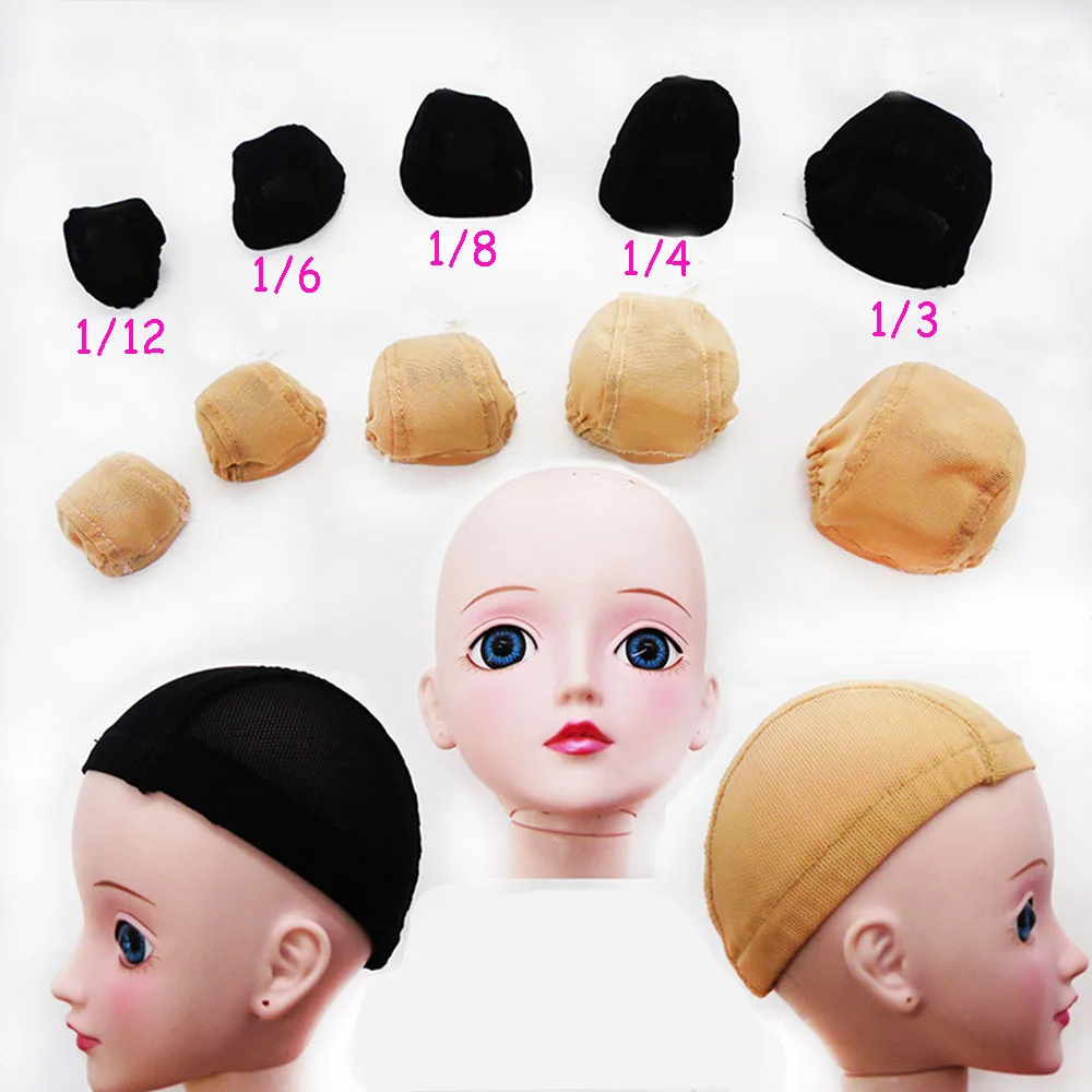 Hot Kids DIY Prop BJD Doll Wigs Headgear Hairpiece Cap Doll Accessories Fixed Hairnet Hair Net Toy For 1/3 1/4 1/6 BJD Toy Hot Kids DIY Prop BJD Doll Wigs Headgear Hairpiece Cap Doll Accessories Fixed Hairnet Hair Net Toy For 1/3 1/4 1/6 BJD Toy