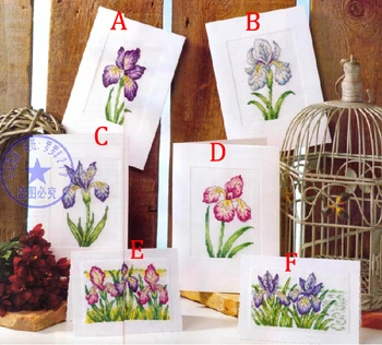 

FREE Shipping popular DIY cross stitch kit Festival Card flower, Greeting Card, Thanksgiving Card, Mother's Day Card