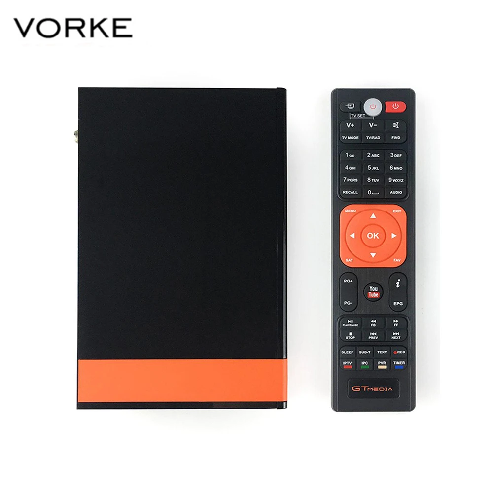 

Vorke GTMEDIA V8 NOVA DVB-S2 Media Player Support WIFI H.265 Support WEB TV,IPTV,Youtube,Youporn,Redtube