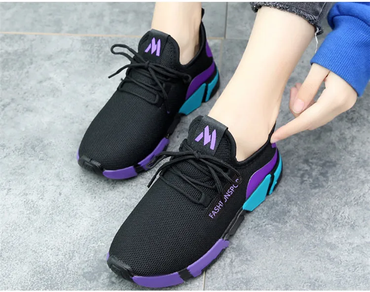 Woman Summer Casual Shoes Outdoor Lightweight Breathable Mesh Flat Sneakers Platform Ladies Non-slip Tenis Feminino Shoes