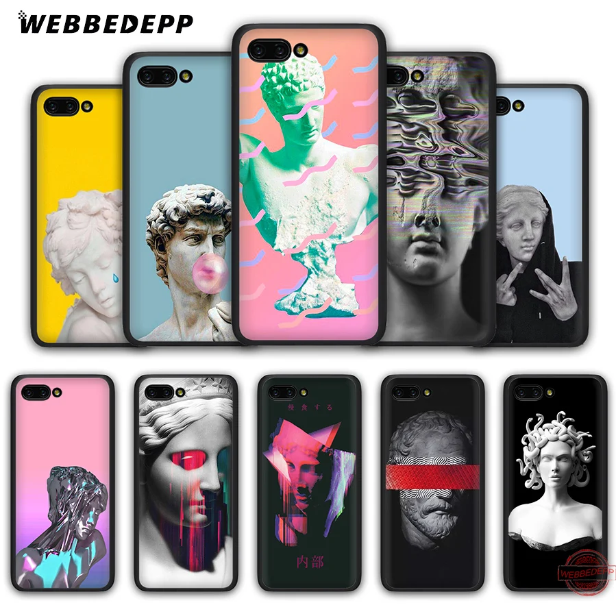 

WEBBEDEPP Art David Statue Soft Silicone Case for Huawei Honor 8 8C 9 10 Note Lite 8X 7X 6A 7C 7A 2GB Pro