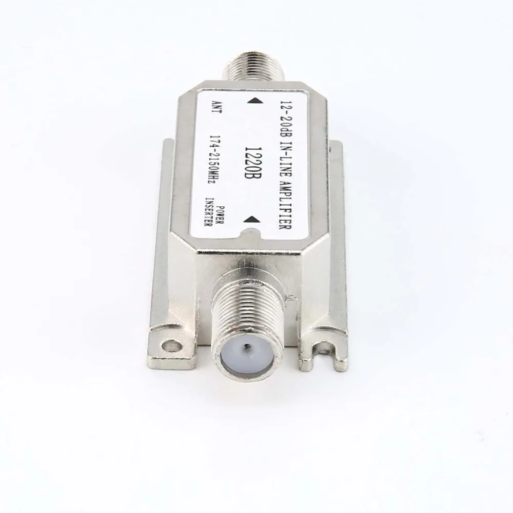 12-20dB In-line Amplifier(satellite slope line amplifier)(1220B) amplifier works with all satellite | Электроника