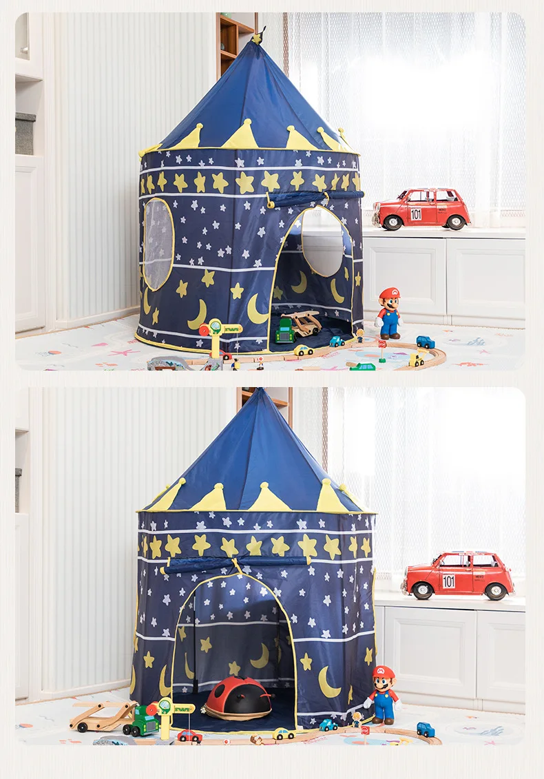 Принцесса замок игровой домик портативная детская игрушка для мальчиков и девочек палатка складная детская маленькая домик мяч бассейн игровая палатка детская Пляжная палатка