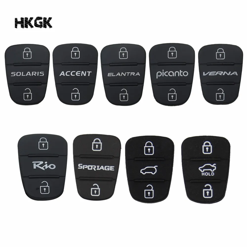 3 кнопки резиновый кнопочный коврик для Hyundai Avante l10 l20 l30 IX35 Kia K2 K5 Sorento Rio Ceed Fob