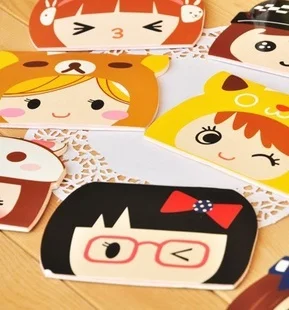 10pcs/lot 12.5*9cm Korea Stationery 64K Cute Girl Diary Account Note Book Notepad Books Paper Notebook School Promotion Gift | Канцтовары
