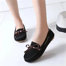 YOUYEDIAN/Новые однотонные летние женские элегантные повседневные туфли на плоской подошве женские туфли в горошек с круглым носком и бантом, г. zapatos