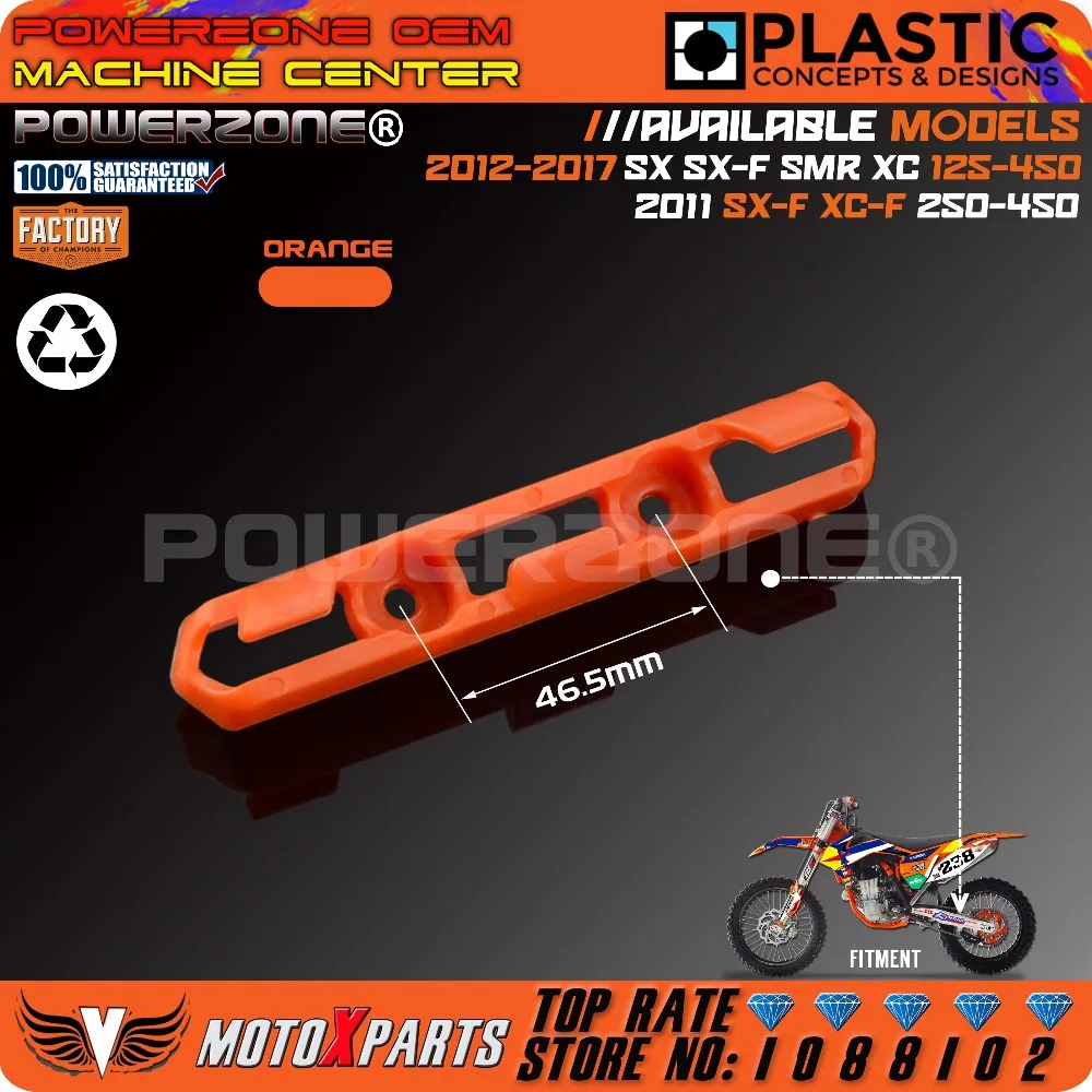 Оранжевый Комплект слайдера цепи Swingarm + направляющая CNC зажим тормозного шланга