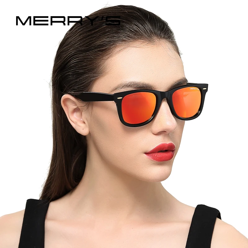 

MERRY'S DESIGN Men/Women Classic Retro Rivet Polarized Sunglasses 100% UV Protection S'8140