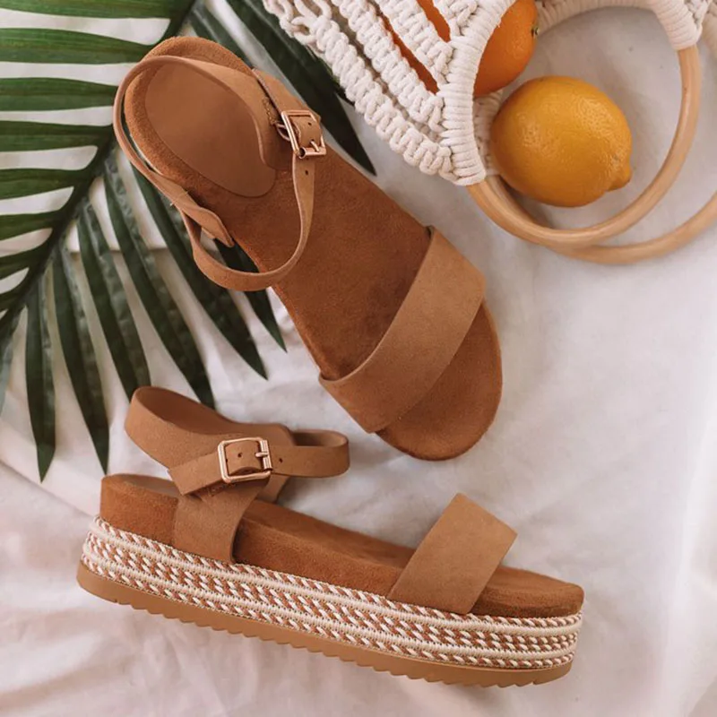 Женские босоножки Новинка 2019 года Босоножки на платформе 4 см chaussures femme