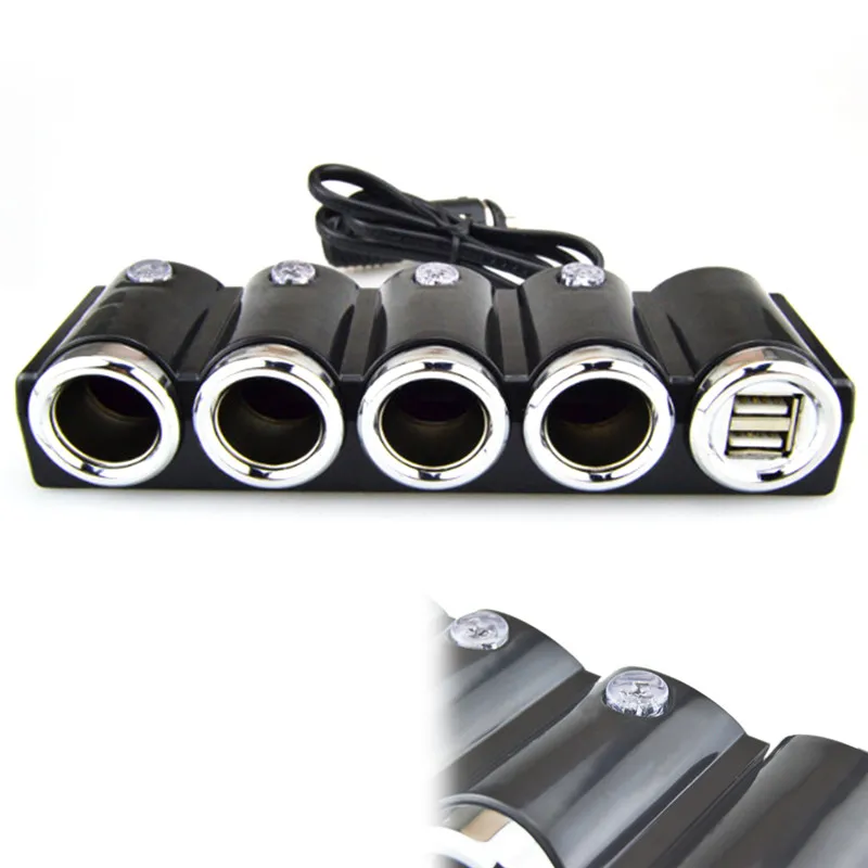 4 способа двойной разъем USB разветвитель автомобильного прикуривателя
