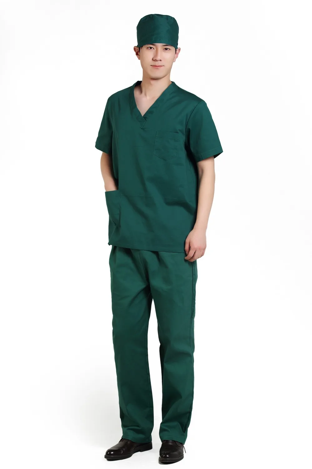 2015 OEM surgical clothing surgical gowns scrub sets mens scrubs cotton