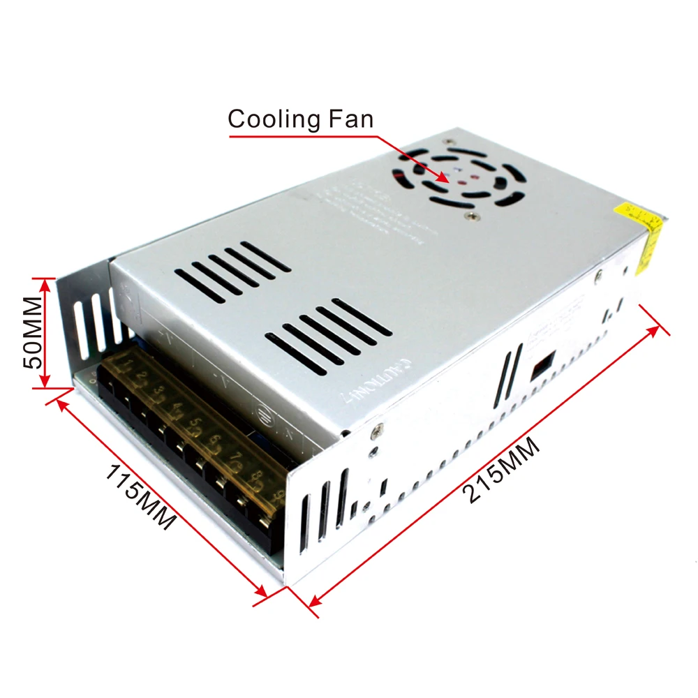 Источник питания постоянного тока 12 В 24 в 36 в 48 в 300 Вт 360 Вт 480 Вт 400 Вт 500 Вт 600 Вт трансформаторы 110 В 220 В переменного тока в постоянный источник питания для Led светильник CCTV
