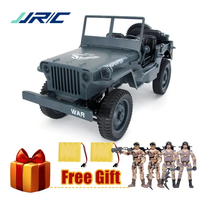 JJRC Q65 Мини RC Автомобиль 2,4G 1/10 Jedi пропорциональный 15 км/ч пульт дистанционного управления гусеничный военный RC автомобиль с навесом светодиодный светильник игрушки - Цвет: Blue 2B mode 1