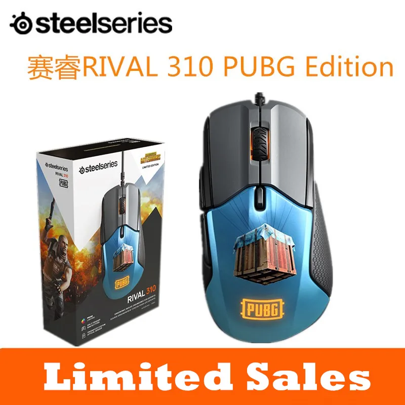 Skup SteelSeries Rival 310 RGB FPS optyczne usb przewodowa mysz do gier z 12000 CPI podzielone przyciski spustowe do CS LOL CF