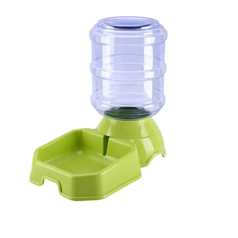 Style A-green Вертикальный диспенсер воды плюшевый собака чаша еда собака поставки диспенсер для воды для домашних животных Автоматическая Подающая вода питатель кошка LM3061829 - Цвет: Style A-green