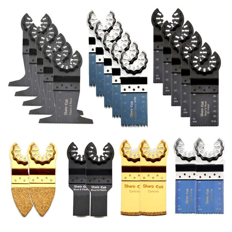 

30% Off 23pcs Starlock oscillating tool saw blades for multi renovator power tools as Fein multimaster,Dremel,electric tools