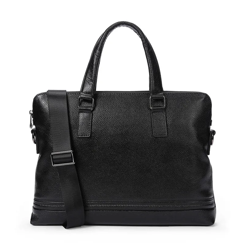 

Business Crossbody Genuine Leather Men Bag Male Messenger Bag Men's Briefcase Fashion Tote Shoulder Bag Handbag Leather Bags