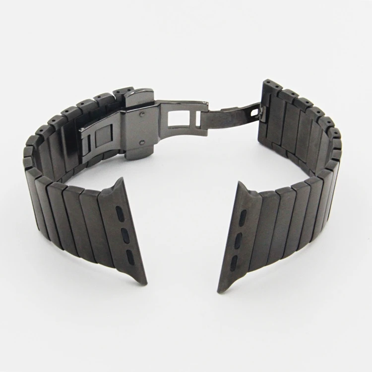 URVOI link bracelet for apple watch band series 4321 luxury stainless steel strap for iwatch with butterfly buckle 38/40/42/44mm URVOI link bracelet for apple watch band series 4321 luxury stainless steel strap for iwatch with butterfly buckle 38/40/42/44mm