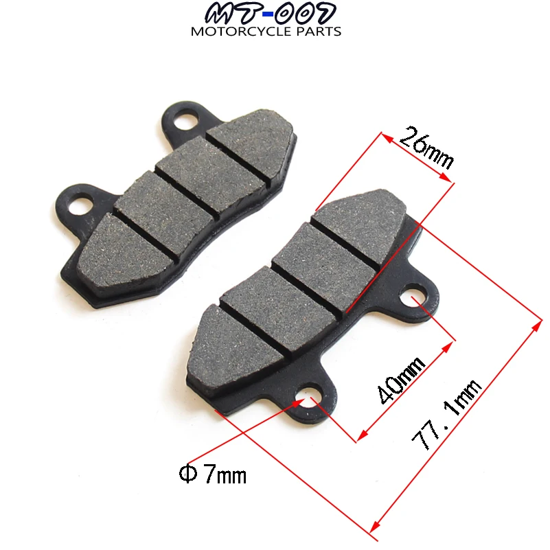 

Motorcycle Heavy Duty Copper rear Brake Pads for ATV 50cc 70cc-125cc 140cc 150cc 160cc Pit Dirt Bike free shipping