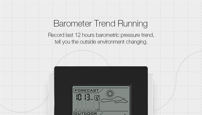 Digoo DG-TH6699 Wireless Weather Station Barometer Forecast Thermometer USB Outdoor Sensor Clock