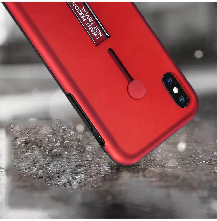

Soft Silicon Case For iPhone 7 Plus Hide Ring Stand Holder Phone Cases For iPhone X 8 7 6 6s plus 5s TPU+PC Back Cover